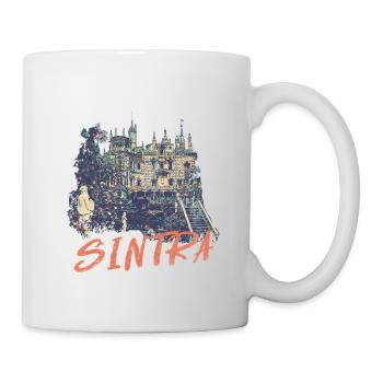 Palais de Regaleira Sintra lieu magique, Portugal - Mug blanc - blanc - Droite