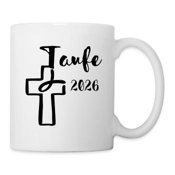 Baptism 2026 Cross with Fish Dipping - Mug - white - Right