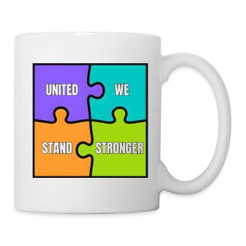 UNITED WE STAND STRONGER - Mug - white - Right