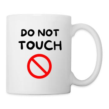 Do not touch 🚫 - Mug - white - Right