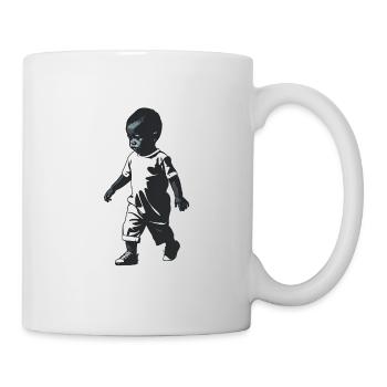 Bébé - Logo Cool Silhouette - Mug blanc - blanc - Droite