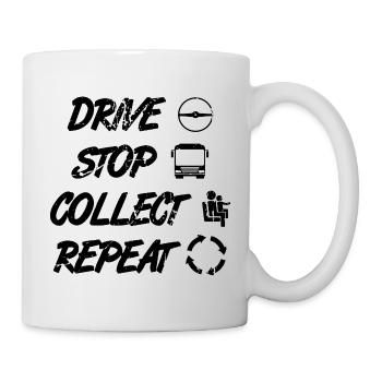 Bus Driver Schedule - Mug - white - Right