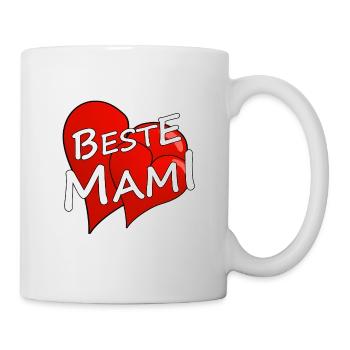 BESTE MAMI - Tasse - Weiß - Rechts