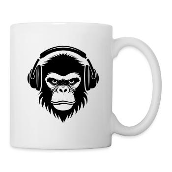 Crew Beatbox Rhythm Monkey Head Chemise - Mug blanc - blanc - Droite