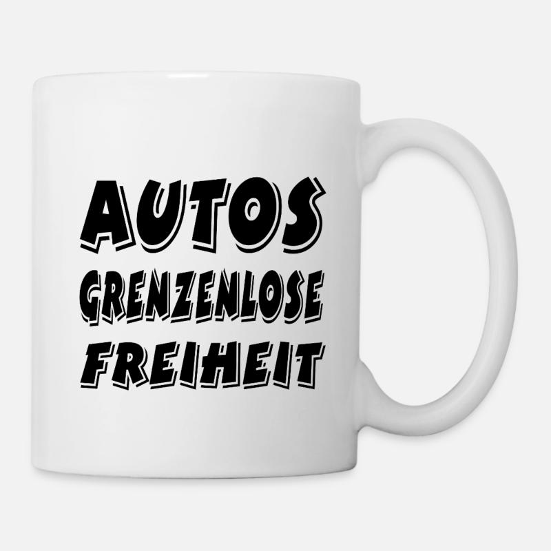 Auto - Tasse - Weiß