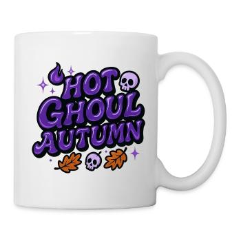 hot ghoul autumn / halloween y2k design - Tasse - Weiß - Rechts