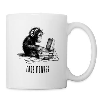 Code Monkay - Tasse - Weiß - Rechts
