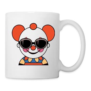 Halloween Clown - Tasse - Weiß - Rechts