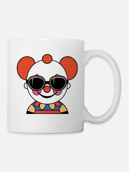 Halloween Clown - Tasse - Weiß