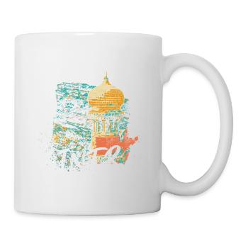 Tour mauresque Monserrate Sintra illustration - Mug blanc - blanc - Droite