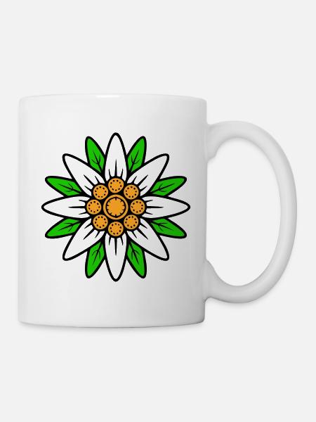 Edelweiss - Tasse - Weiß