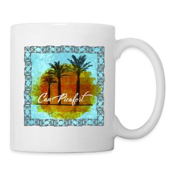 Can Picafort Palm Trees Sunset - Mug - white - Right