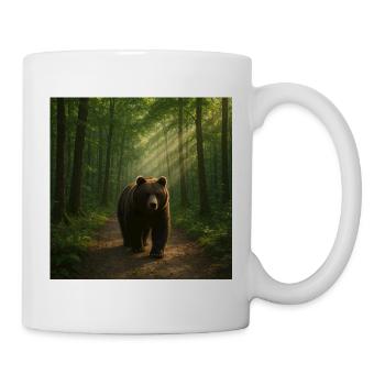 Sunbeams Bear in Forest - Mug - white - Right