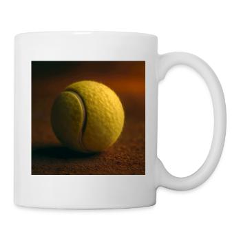 Sports - Tennis, balle de tennis - Mug blanc - blanc - Droite