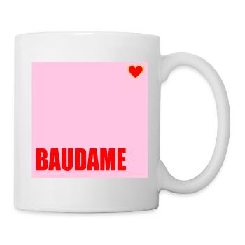 MAÎTRE D’OUVRAGE BAUDAME HAUSBAU HERZ - Mug blanc - blanc - Droite