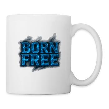 Born Free Design – Freedom and Independence - Mug - white - Right