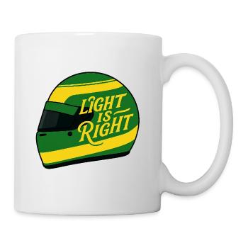 Light is right - Mug blanc - blanc - Droite