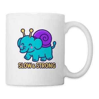 Snailphant - Slow & Strong - Mug - white - Right