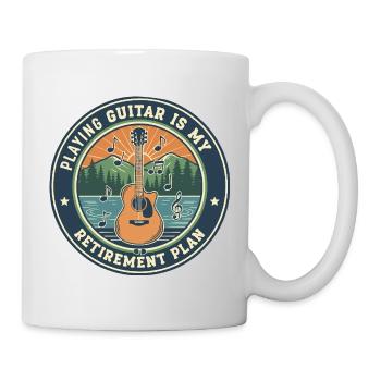 Guitar Retirement Plan Guitarist Quote - Mug - white - Right