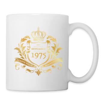 50th Birthday Semper Verum - Established 11/1975 - Mug - white - Right