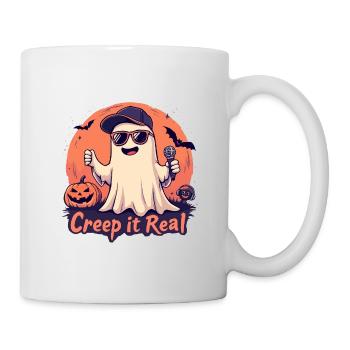 Creep It Real Ghost avec micro - Mug blanc - blanc - Droite