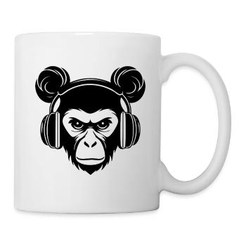 Monkey Head Board Crew Rhythm Skatepark Chemise Urbaine - Mug blanc - blanc - Droite