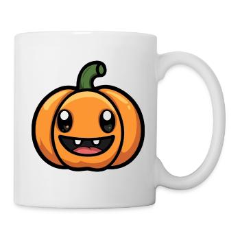 Pumpkin Halloween Autumn Comic - Mug - white - Right