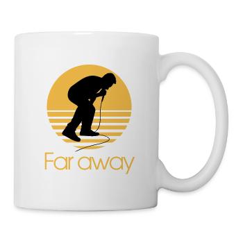 FAR AWAY - SINGER - Mug blanc - blanc - Droite