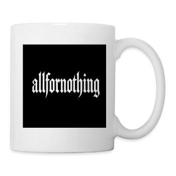 Allfornothing Gothic Wordmark - Mug - white - Right