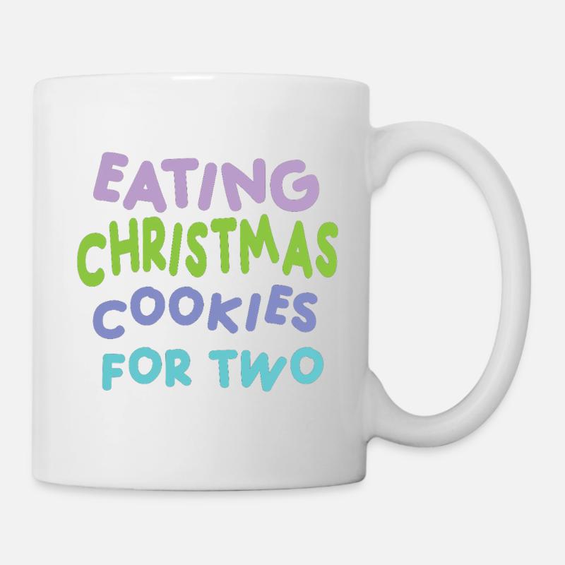 Cookies de Noël pour deux - Mug blanc - blanc