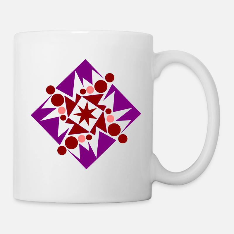 Composition géométrique de Cean - Mug blanc - blanc