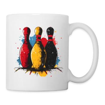 Croquis de bowling - Mug blanc - blanc - Droite