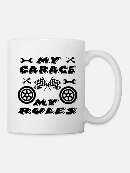 Garage - Tasse - Weiß