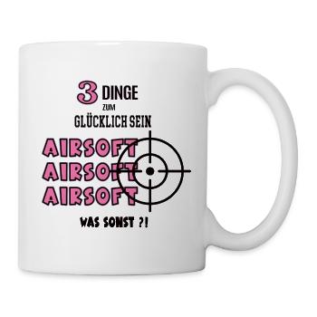 Airsoft What Else Game Airsofter Female Player - Mug - white - Right