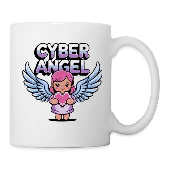Y2K Retro – Cyber Angel - Mug - white - Right