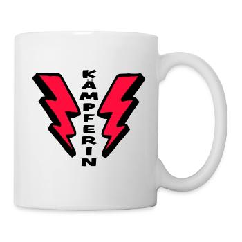 Mutmacher KÄMPFERIN für Mädchen und Frauen - Tasse - Weiß - Rechts