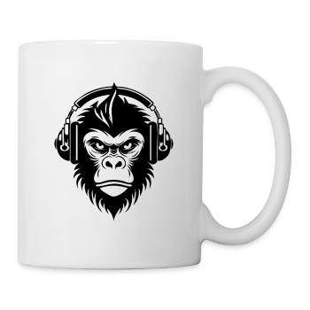 Chemise Grunge Monkey Head Rock Vibes Edition - Mug blanc - blanc - Droite
