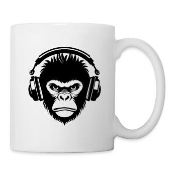 Rock Monkey Head Metal Groove Edition Shirt - Mug - white - Right
