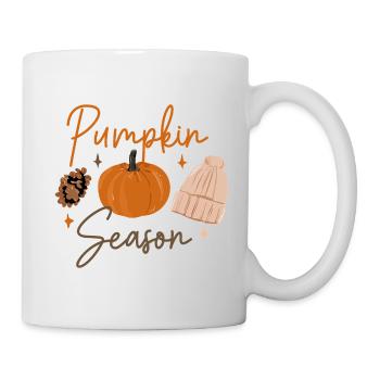 Pumpkin Season Cozy Autumn Print - Mug - white - Right