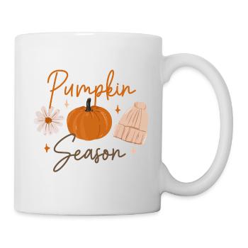 Pumpkin Season Cozy Autumn Print - Mug - white - Right