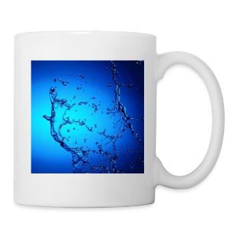 A splash of blue just for you - Mug - white - Right