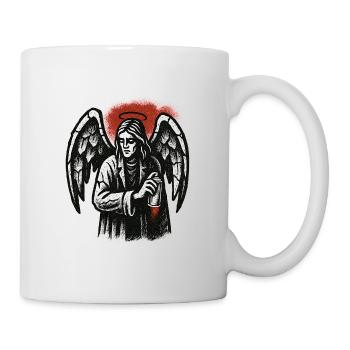 Engel mit der Absicht des Graffitis - Tasse - Weiß - Rechts