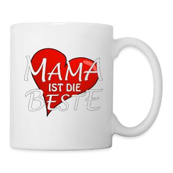 MOM IS THE BEST - Mug - white - Right