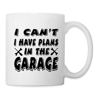 Garage - Tasse - Weiß - Rechts