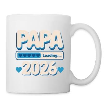 Papa 2026 Loading | proud father baby gift - Mug - white - Right