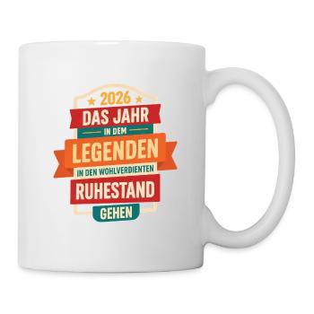 2026 Legend Retirement Retiree Pensioner Gift - Mug - white - Right