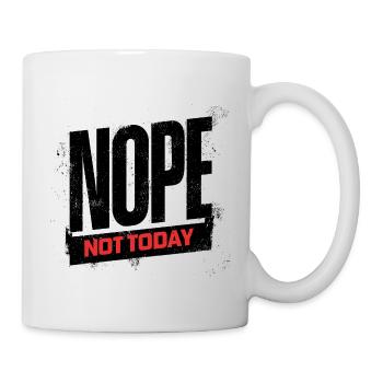 Not Today Bold Typography - Mug - white - Right