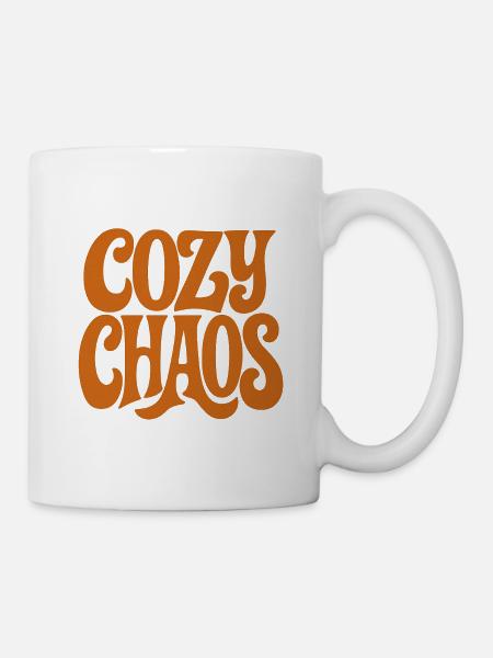 COZY_CHAOS - Tasse - Weiß