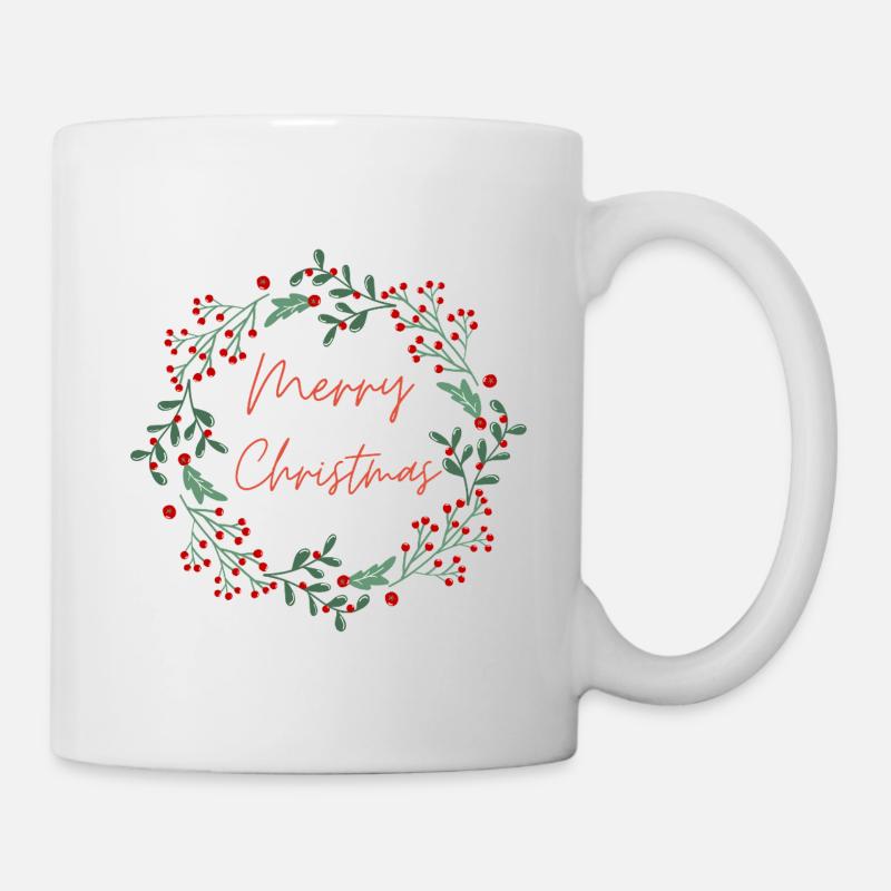 Merry Christmas - Tasse - Weiß