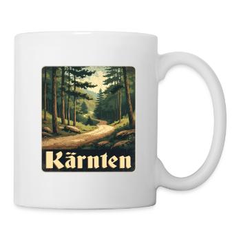 Kärnten Waldweg - Tasse - Weiß - Rechts